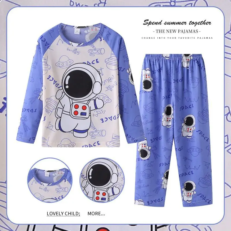 Cute and Sweet Pijama Pajama Girl Loungewear Sets for Children Boy Children's Pajamas Sleepwear Robe Clothing Mother Kids