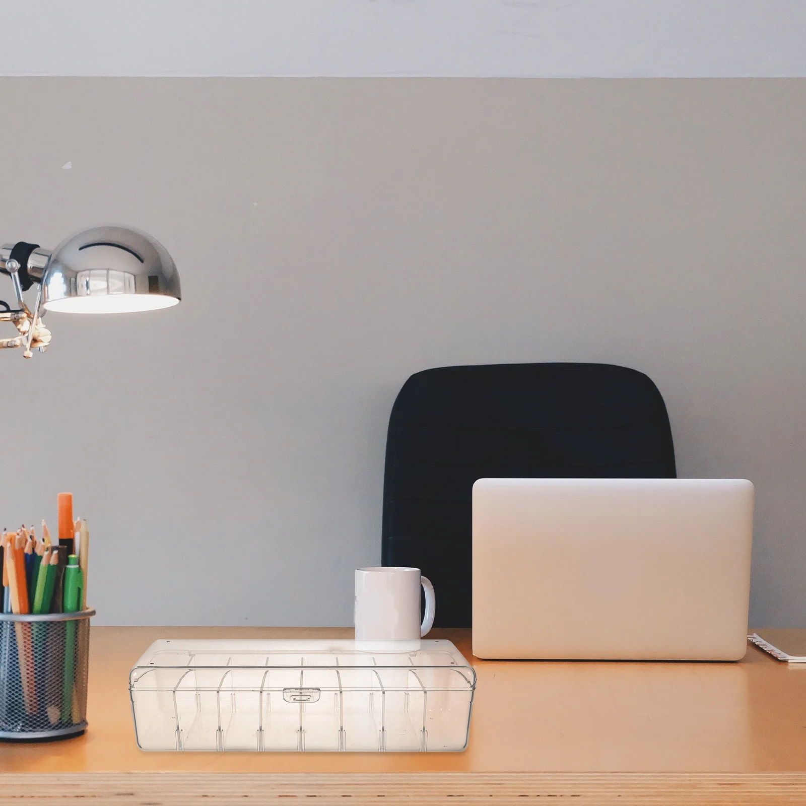 

Ящик для хранения кабеля для передачи данных, съемные отделения, прозрачная крышка для офиса, домашнего стола, органайзер для шнура, ящик для хранения кабелей