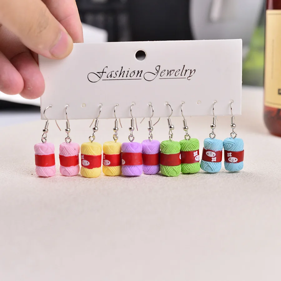 Resin Shaped Earrings Cute Elegant Attention-Grabbing Versatile Jewelry for Ladies All Seasons Ideal for Wearing Or Gift