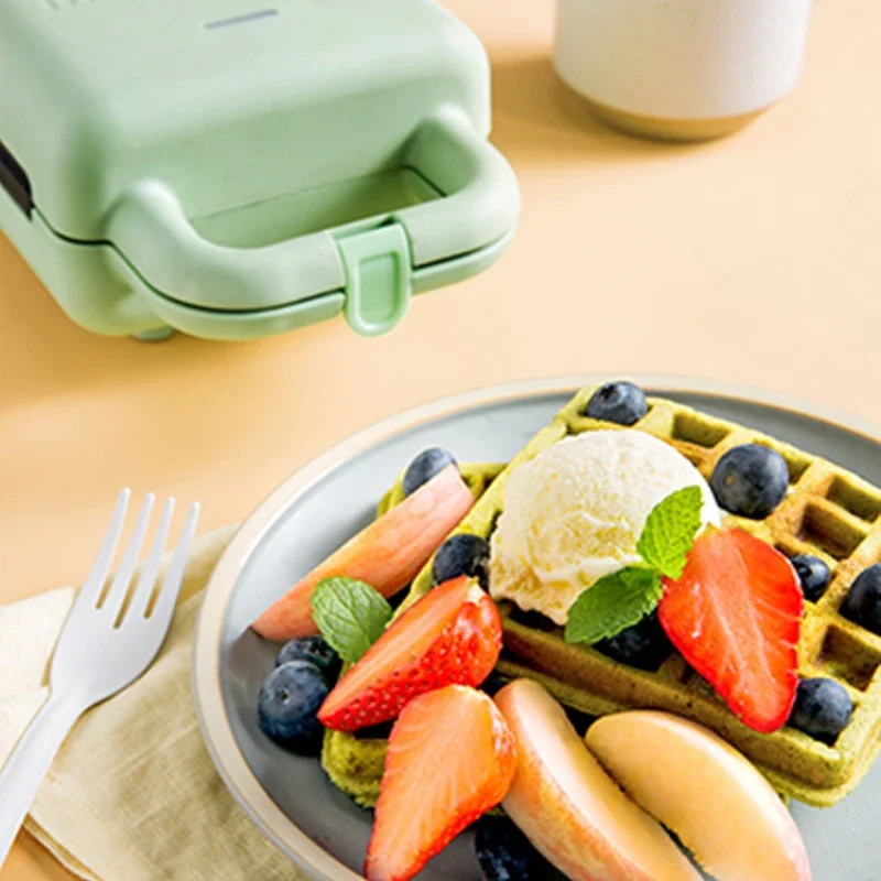 Maszyna do kanapka śniadanie wielofunkcyjna mała lampka do pieczenia robot kuchenny maszyna do gofrów do pieczenia tostów