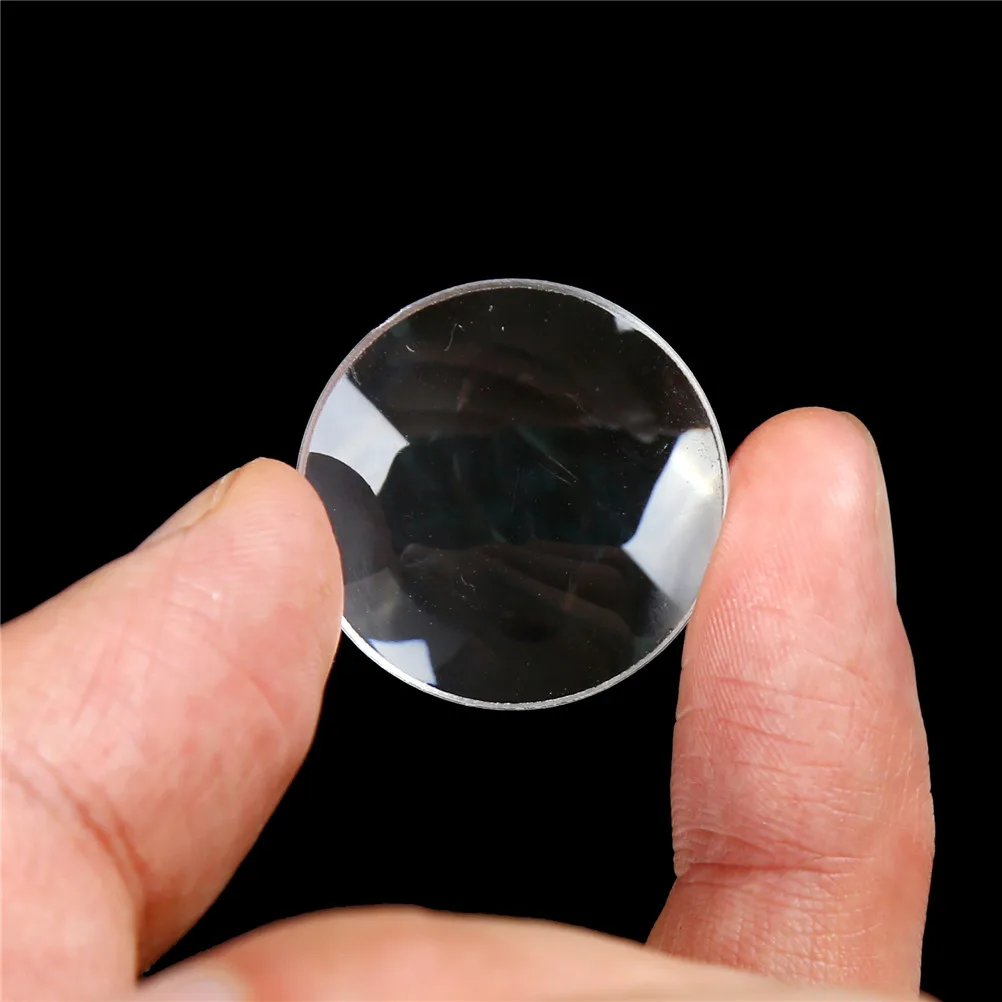 2Pcs Cardboard Virtual Reality VR BiConvex Lenses 3D Virtual Glasses 25mm Diameter Magnifier Focal Length 45mm