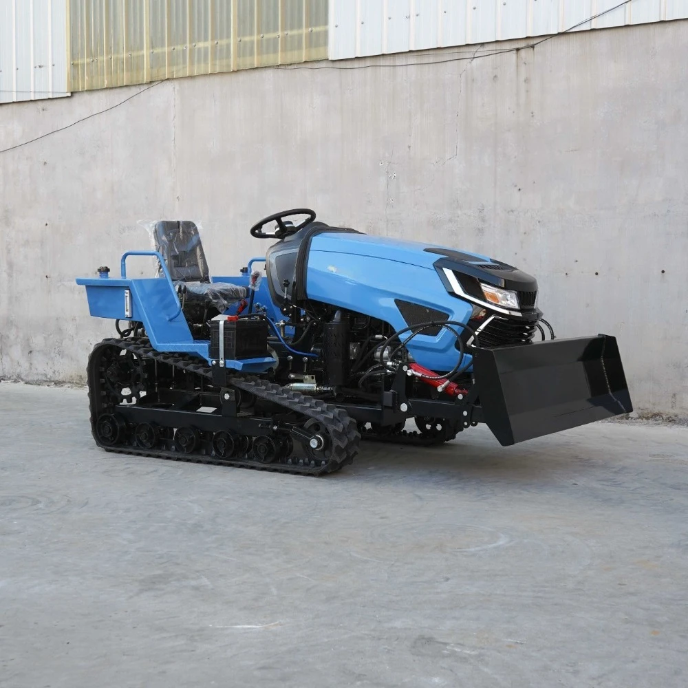 China Rotavator Cultivators Agricultural Farming Mini Rotary Tiller Crawler Tractor Cultivators