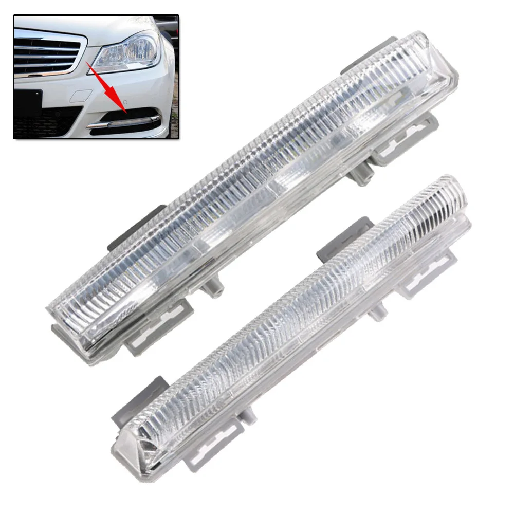 

A2049069000 Car Front LED DRL Daytime Running Lamp Fog Light For Mercedes-Benz W204 W212 C250 C280 C350 E350 A2049068900