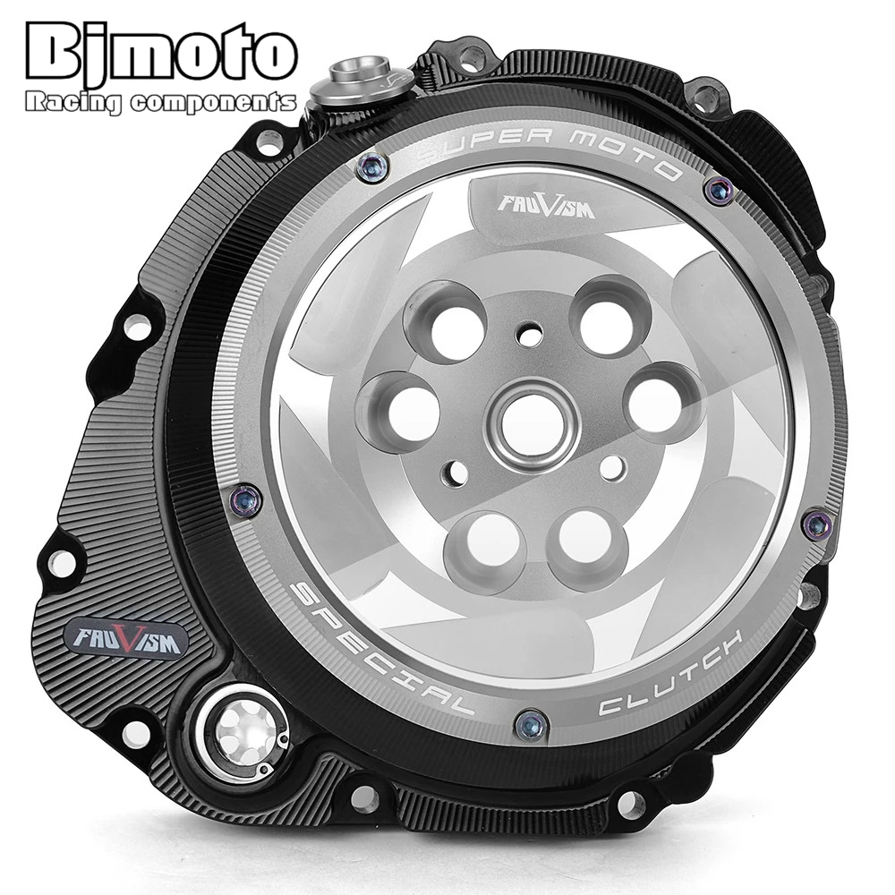 CNC Motorfiets GSX-R1000 Racing Motor Clear Clutch Cover Voor Suzuki GSXR1000 GSX-R GSXR1000 GSX R1000 2007-2016
