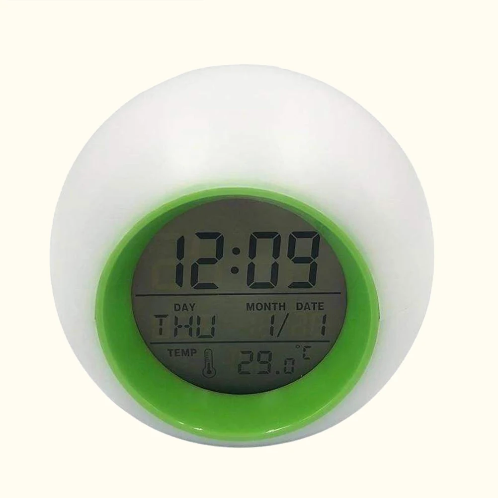 

Perpetual Calendar Alarm Clock Bedroom Travel Desk Toddler