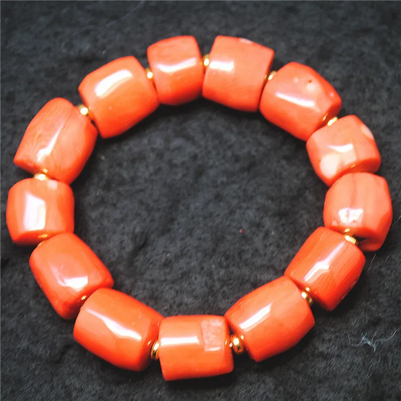 1PC Nature Coral Bracelets With Elastic Wire For Fashion Party Wear Unique Jewelry 18CM Length With Wholesale Price