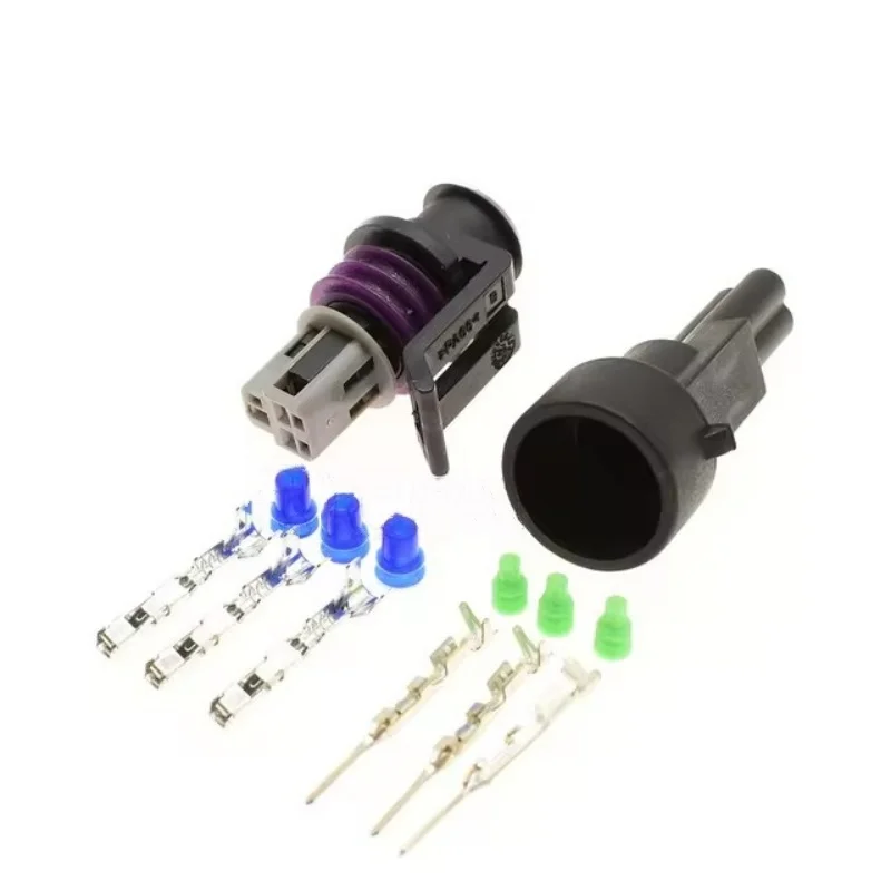 

1-20 Sets 3 Pin Delphi LS TPS AEM MAP GT150 Female Male Auto Connector Sensor Throttle Plug Connector 15397275 15397149