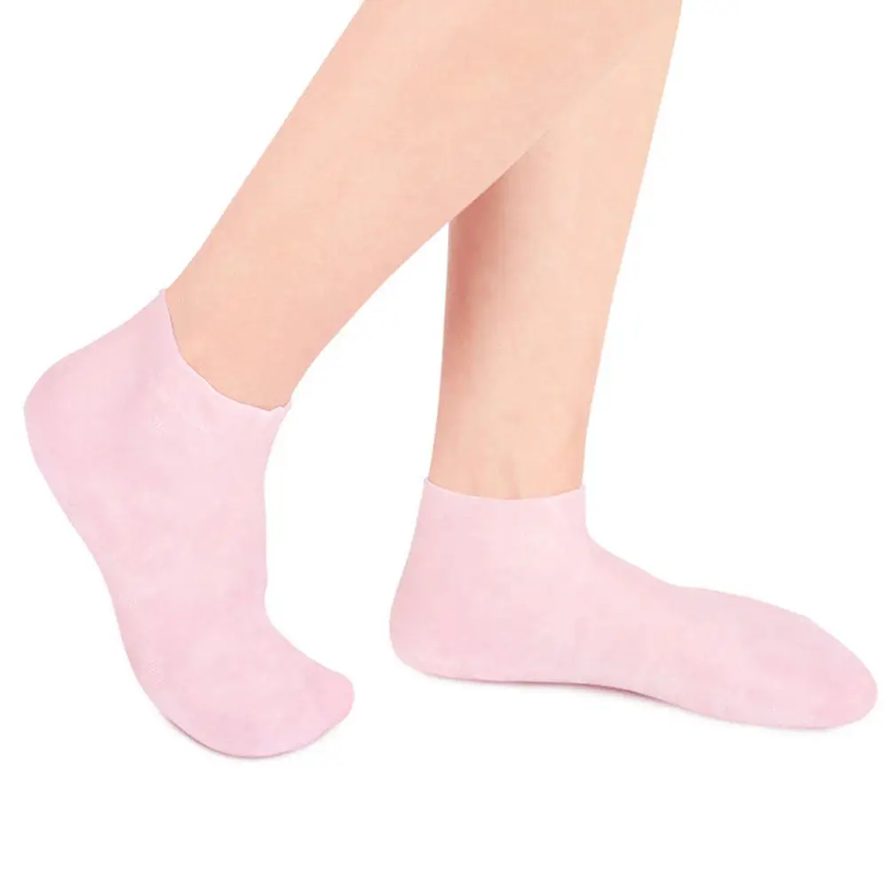 1Set Foot Care Socks Moisturizing Exfoliating Gloves Set for Rough Callused Skin Gentle Dead Skin Removal Smooth Tender Results