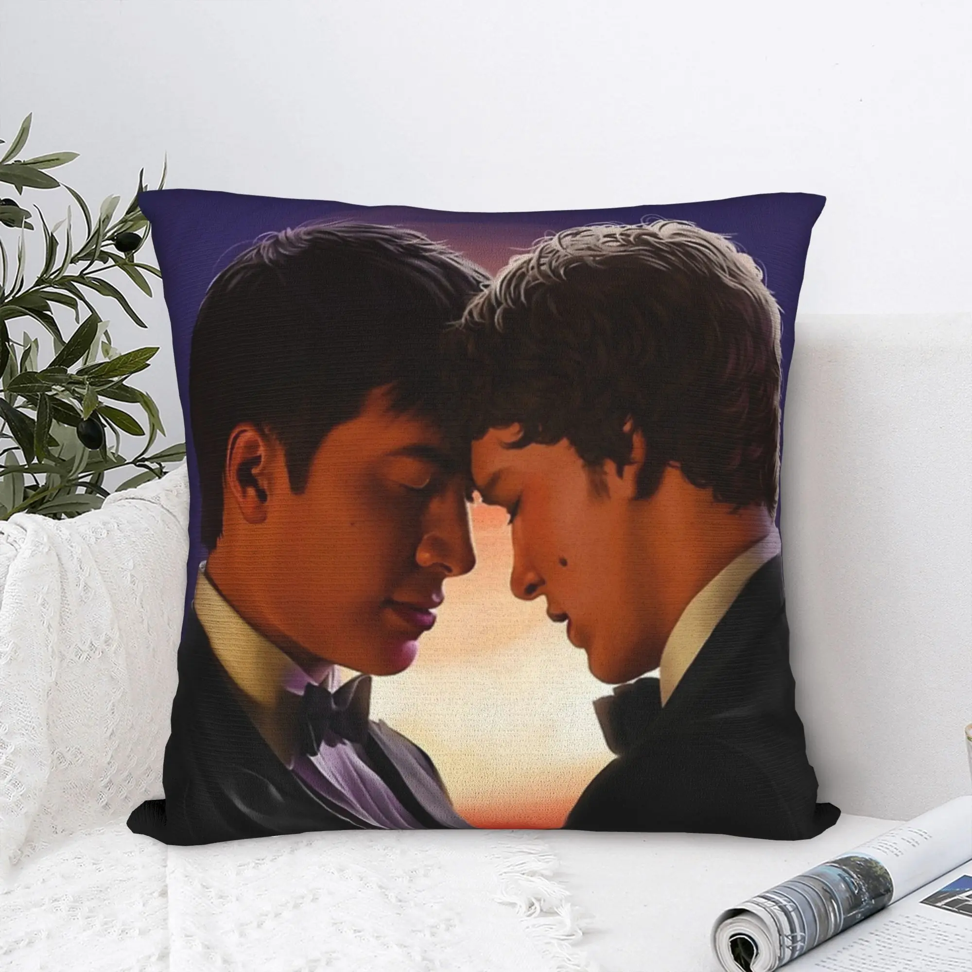 Pillow Case Heated Rivalry Poster Soft  Pillow Cover For Sofa Bedroom Home Decor Morden Pillowcases