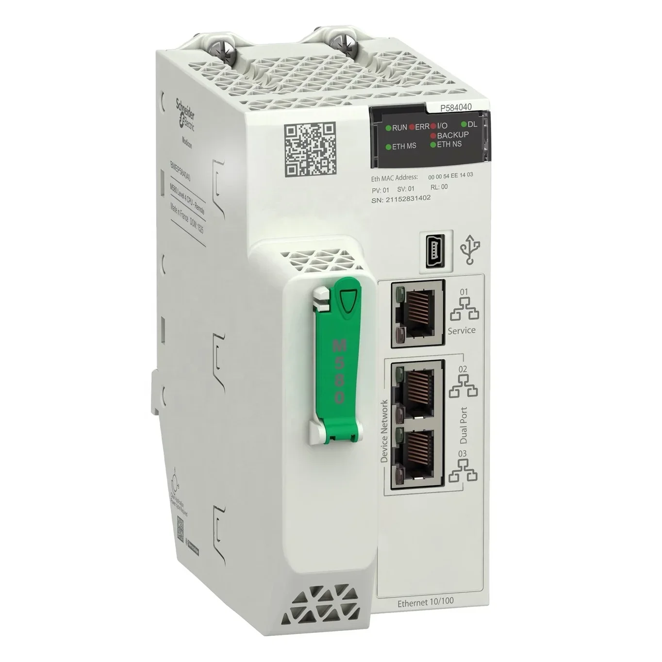 Original New Processor Module BMEP584020 BMEP583040 BMENOC0321 BMEP584040 Electric Modicon M580 PLC CPU Ethernet BMEP Series