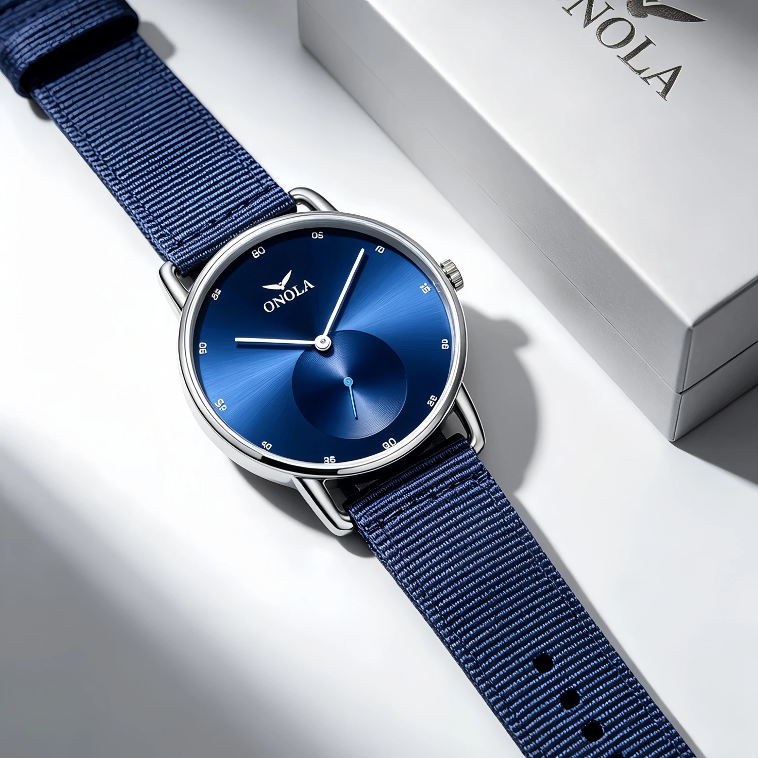 ONOLA simple Ultrathin quartz watch men classic luxury brand leather/nylon male watch casual dress waterproof Relogio Masculino