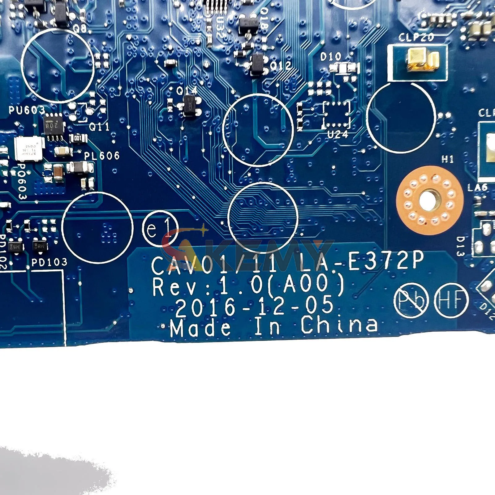 DELL Chromebook 11 3180 3189 LA-E372P Laptop Moederbord CAV01/11 met CPU N3160 N3060 CN-083RWV 01TX65 100% Getest OK