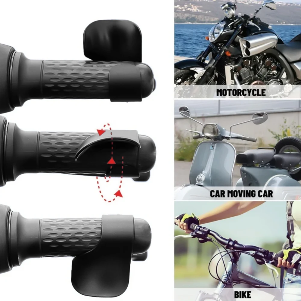 Motorcycle Accelerator Booster Non-Slip Handle Control Assist Grip Handlebar Labor Saver Tools for Motorbike & Scooter Riding