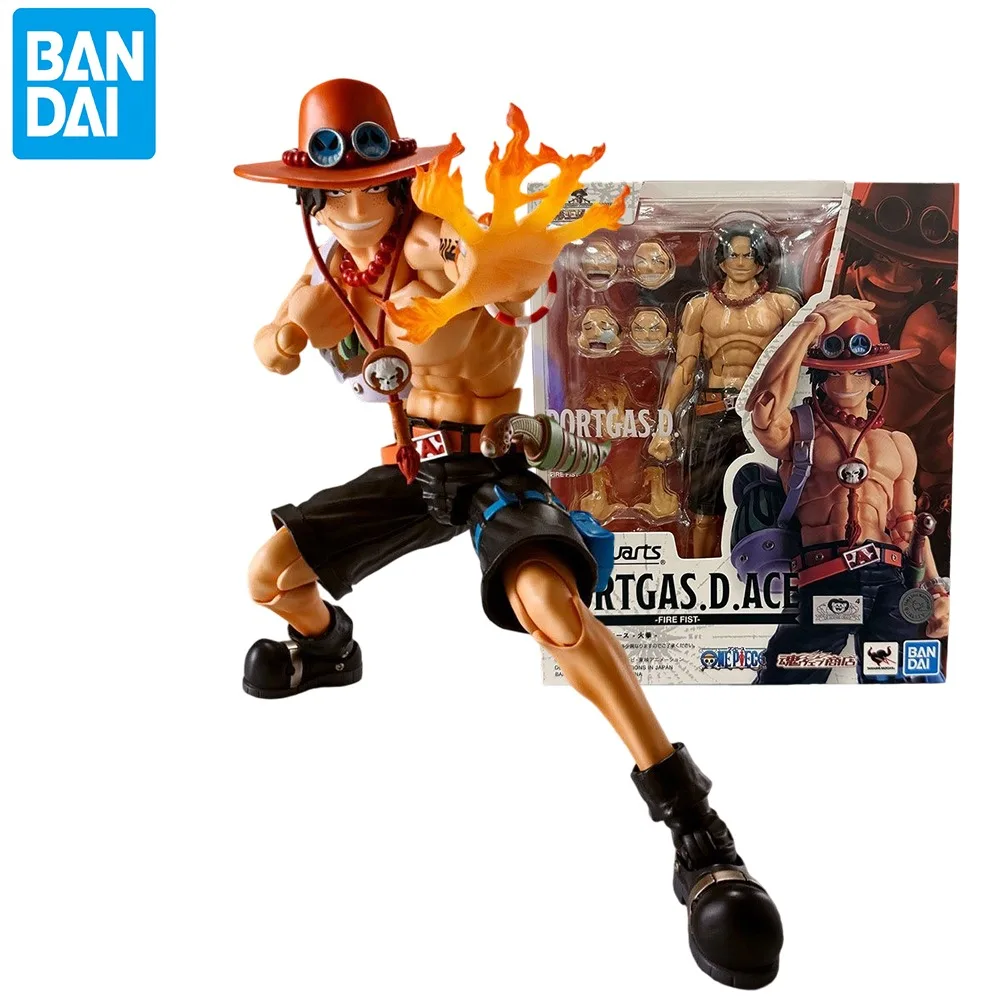 

Original Bandai S.H.Figuarts ACE SHF PORTGAS D ACE Fire Fis In Stock Anime Action Collection Figures Model Toys