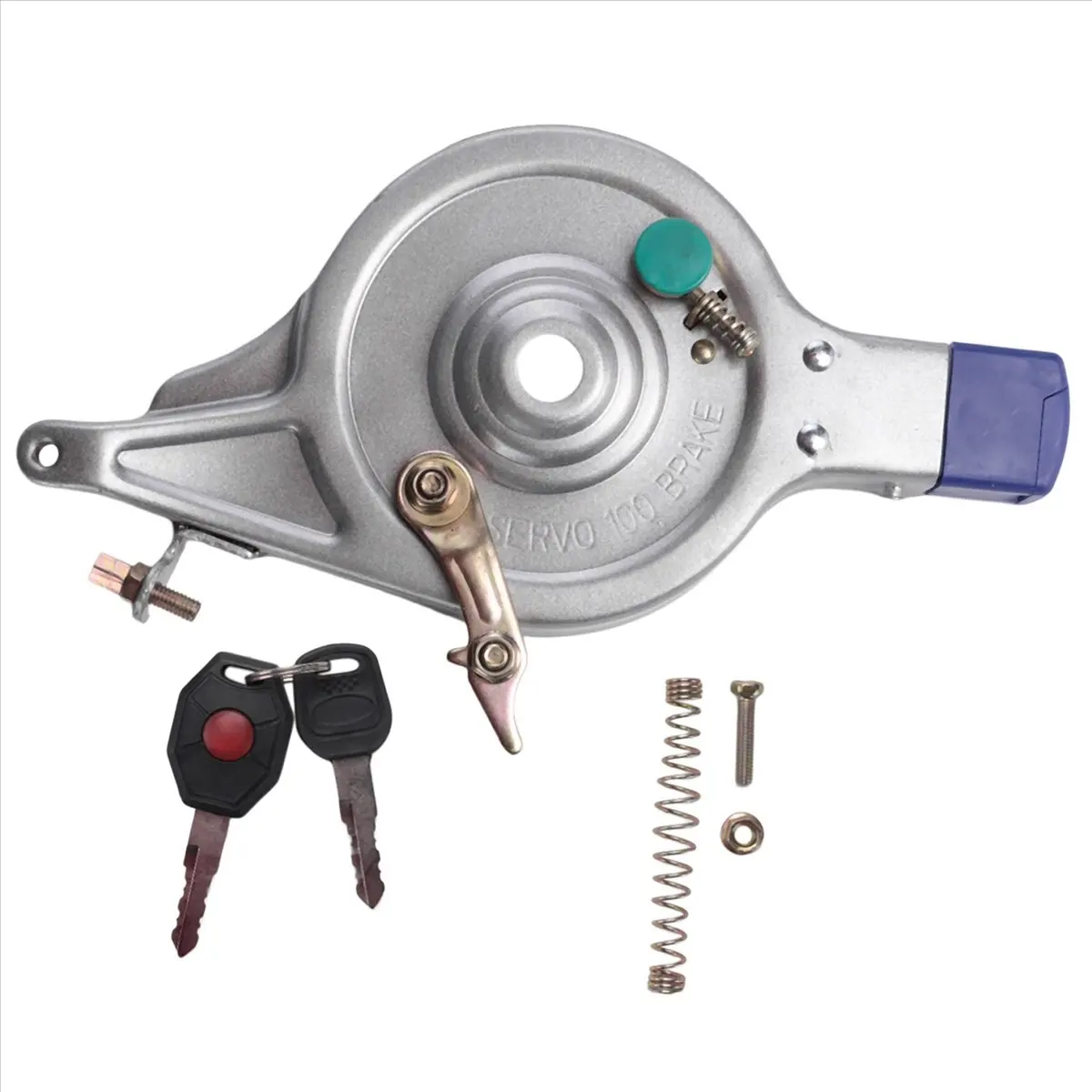 【STOCK】100 Type Electric Bike Rear Drum Brake E Bike Rear Wheel Rise Brake with Lock E Bike Rise Brake