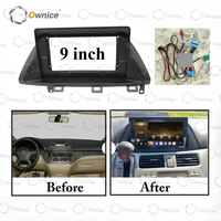 Ownice 9 Inch Car Frame Fascia Adapter Canbus Box Android Radio Dash Fitting Panel Kit for Honda Odyssey US Version 2005 - 2010