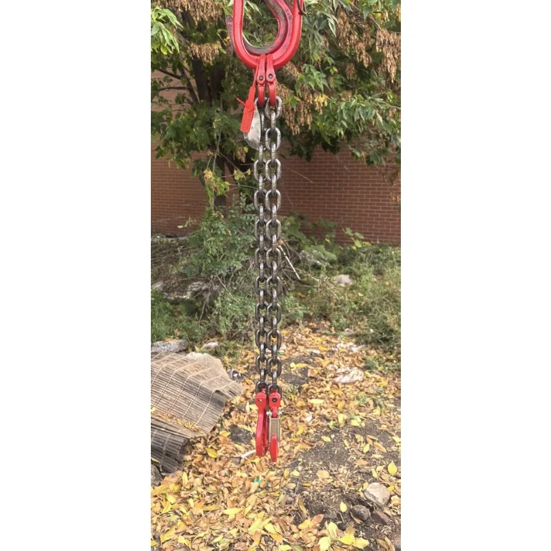 G80 المنغنيز الصلب رفع سلسلة الرافعة 2 3 4 طن قدرة مع هوك ربط رئيسي لتطبيق رافعة الرافعة