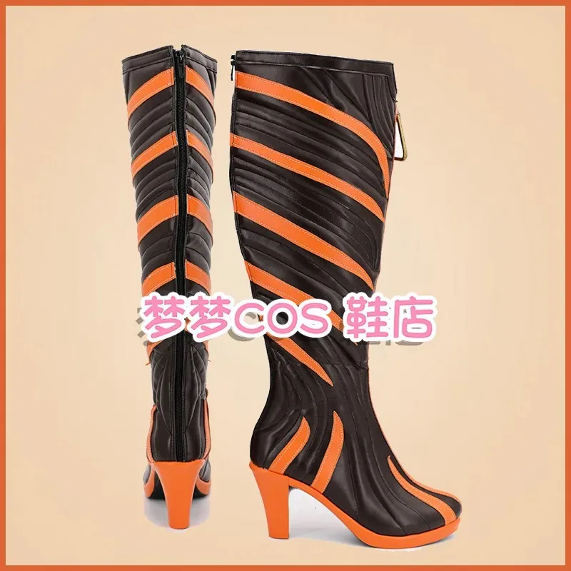 Apex Legends Loba Cosplay Shoes Custom Costume Long Boots