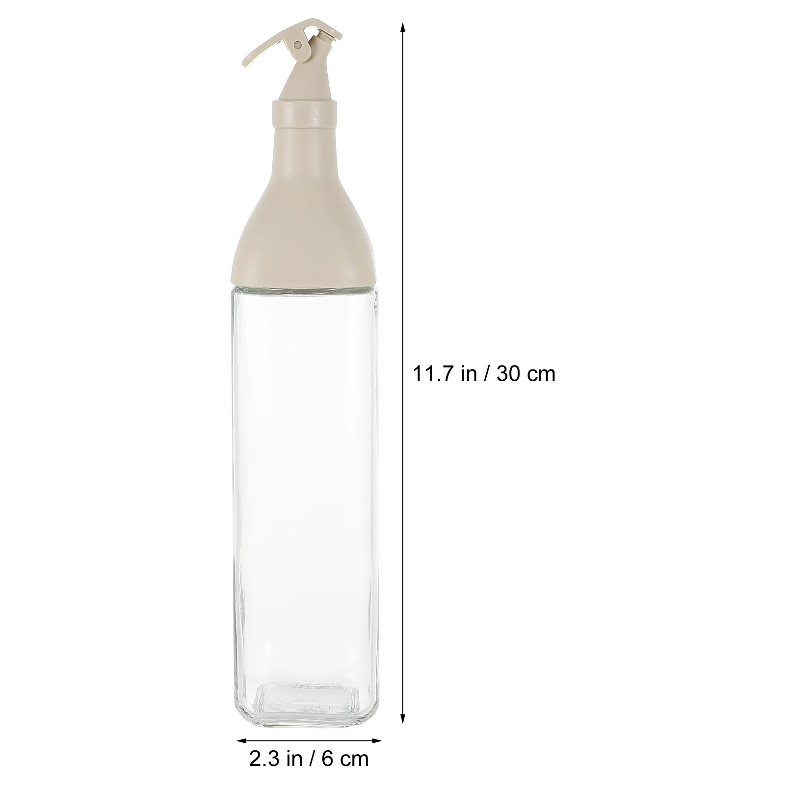 

1 шт., автоматическая бутылка для масла, 500 мл, стеклянный дозатор для приправ, бытовой контейнер для масла, герметичный многоразовый горшок для приправ