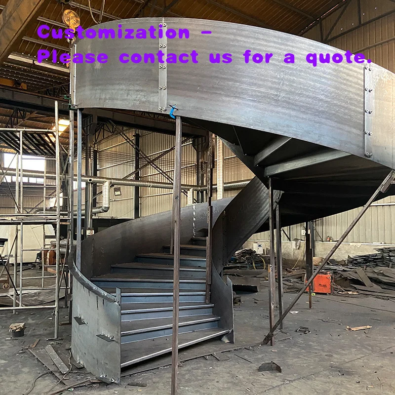 

custom.Steel Structure Staircase Special-shaped Staircase Customization