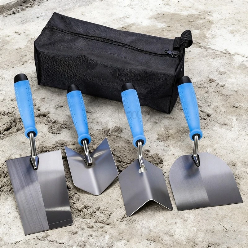 Architectural Decoration Trowel Set Multi Specification Putty Scraper Stainless Steel Scraper Plate Manual Plastering Tools