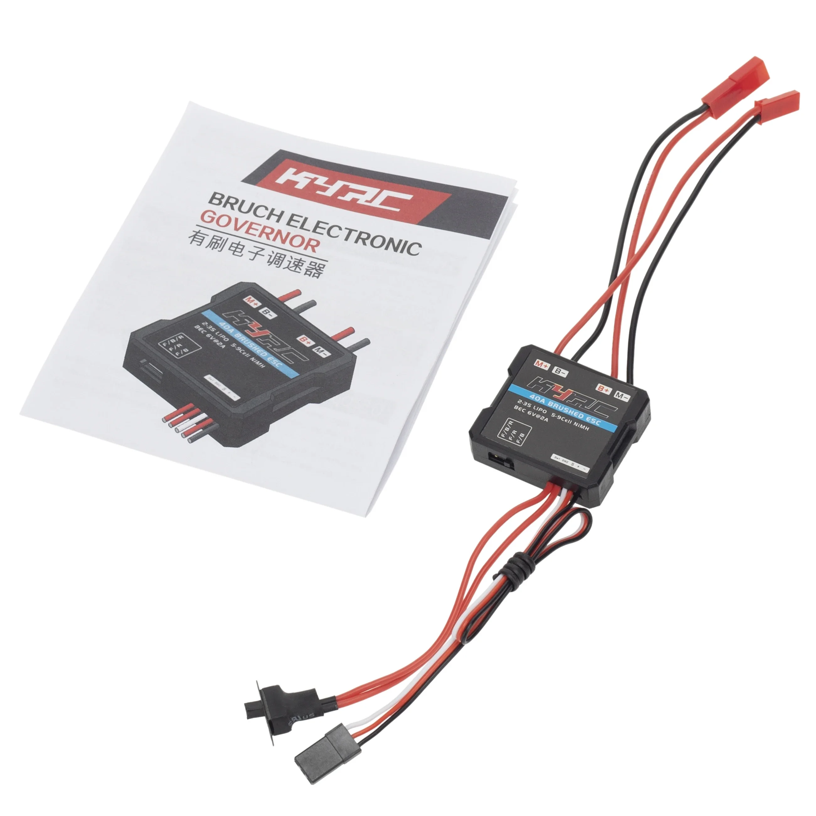 High‑Performance 40A Brushed ESC Speed Controller For WPL C24 C34 MN D90 MN99S MN86S MN128 RC Car Upgrade Parts