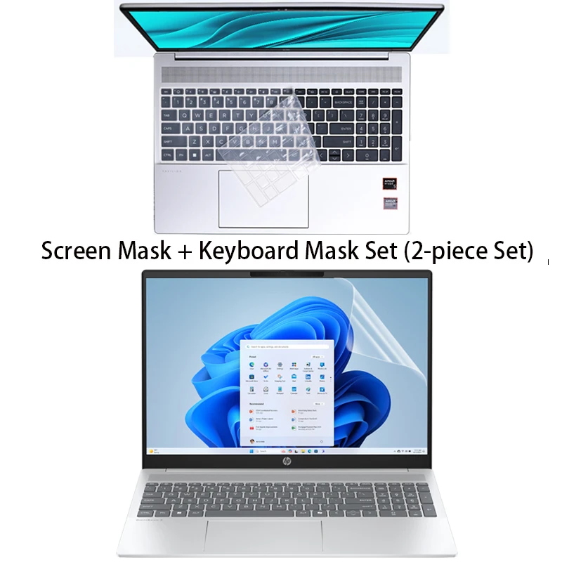 For 2025 HP OmniBook 5 16z-ag100 laptop screen protector keyboard film 16-af-1000/16-bc1000 computer scratch-proof film 16-inch