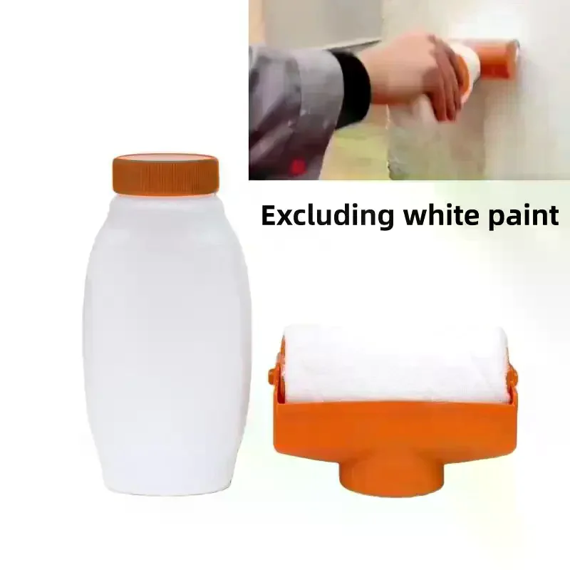 

1 шт. Набор для ремонта стен и подкрашивания, многоразовый, 350 мл, валик-кисть для краски, пластиковая бутылка для латексной краски на водной основе, аксессуары для DIY