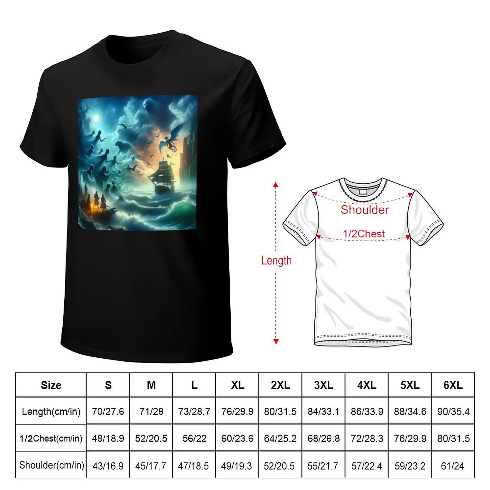 Sailors Beware! T-Shirt Basic Solid Color Short Sleeve T-Shirt