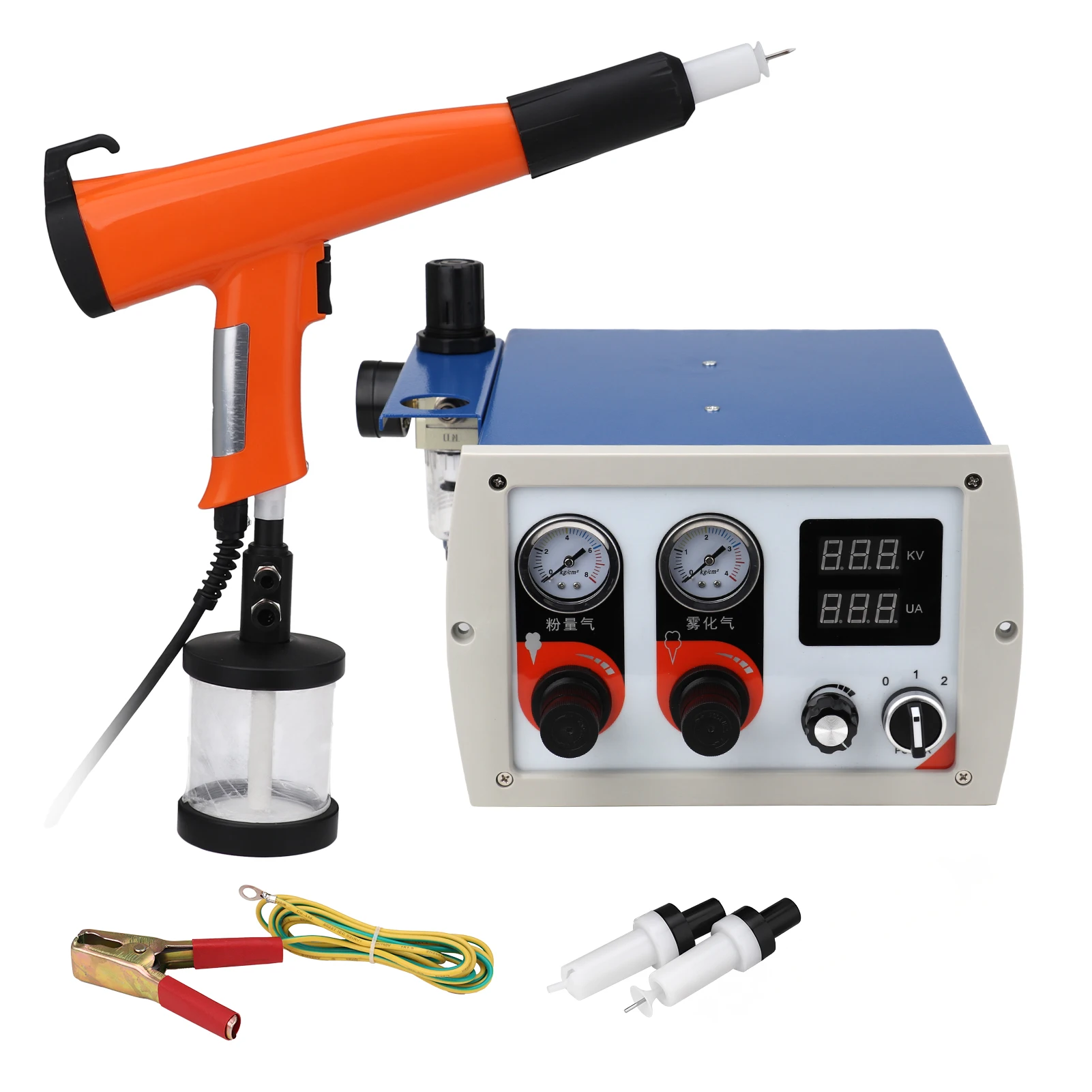 Unidade de pintura 603, máquina de revestimento em pó eletrostático, teste de laboratório, revestimento em pó eletrostático com copo aplicável para casa