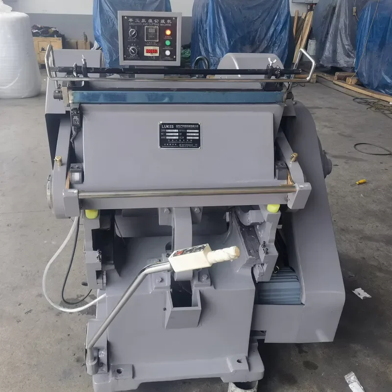 CE Certificate ML1040 High Speed Hand Fed Platen Flat Bed Paper Box Making Manual Die Cutting Creasing Machine