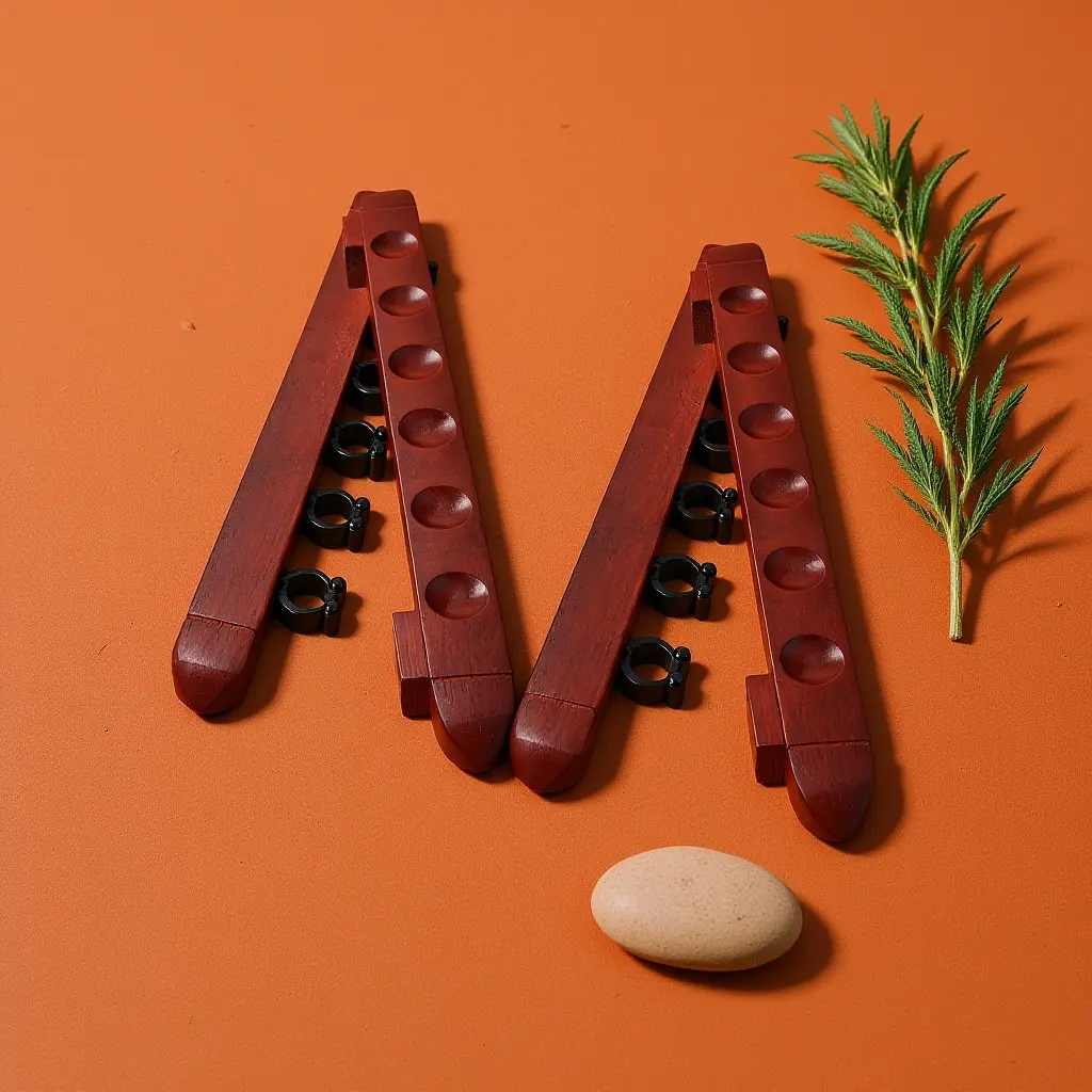 

2Sets Burgundy Solid Wood Wall Mounted Pool Cue Rack 6 Slot Organizer Holder Stand for Billiard Clubs Game Rooms