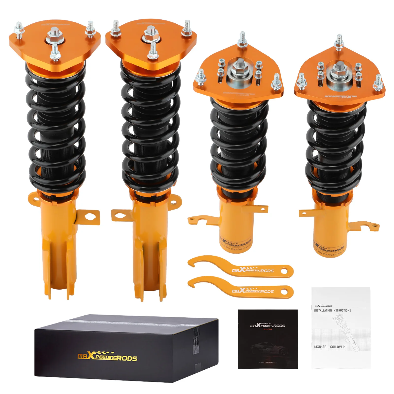 MaXpeedingrods Coilovers For Toyota Corolla E90 E100 E110 AE92 AE101 AE111 88-99 Lowering Kit Adjustable Coilovers Struts