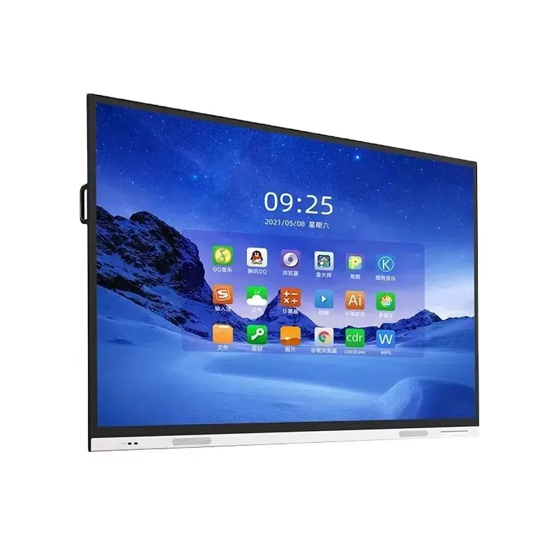 55/65/75/86 Inch Interactive Smart White Board HD Focus Interactive LCD Display For Meeting Equipment Interactive Whiteboard