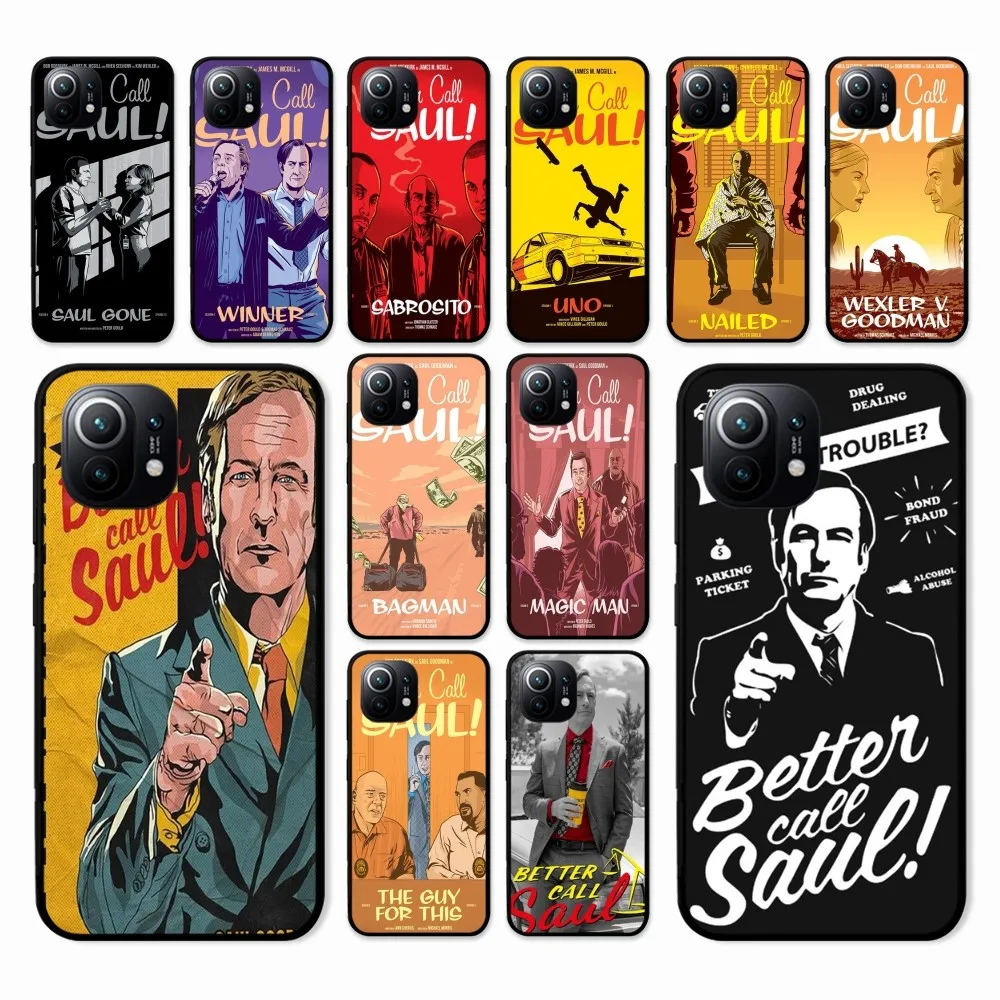 

Better Call Saul Phone Case For Xiaomi Mi 5X 8 9 10 11 12 Lite Pro 10T PocoX3pro PocoM3 Note 10 Pro Lite