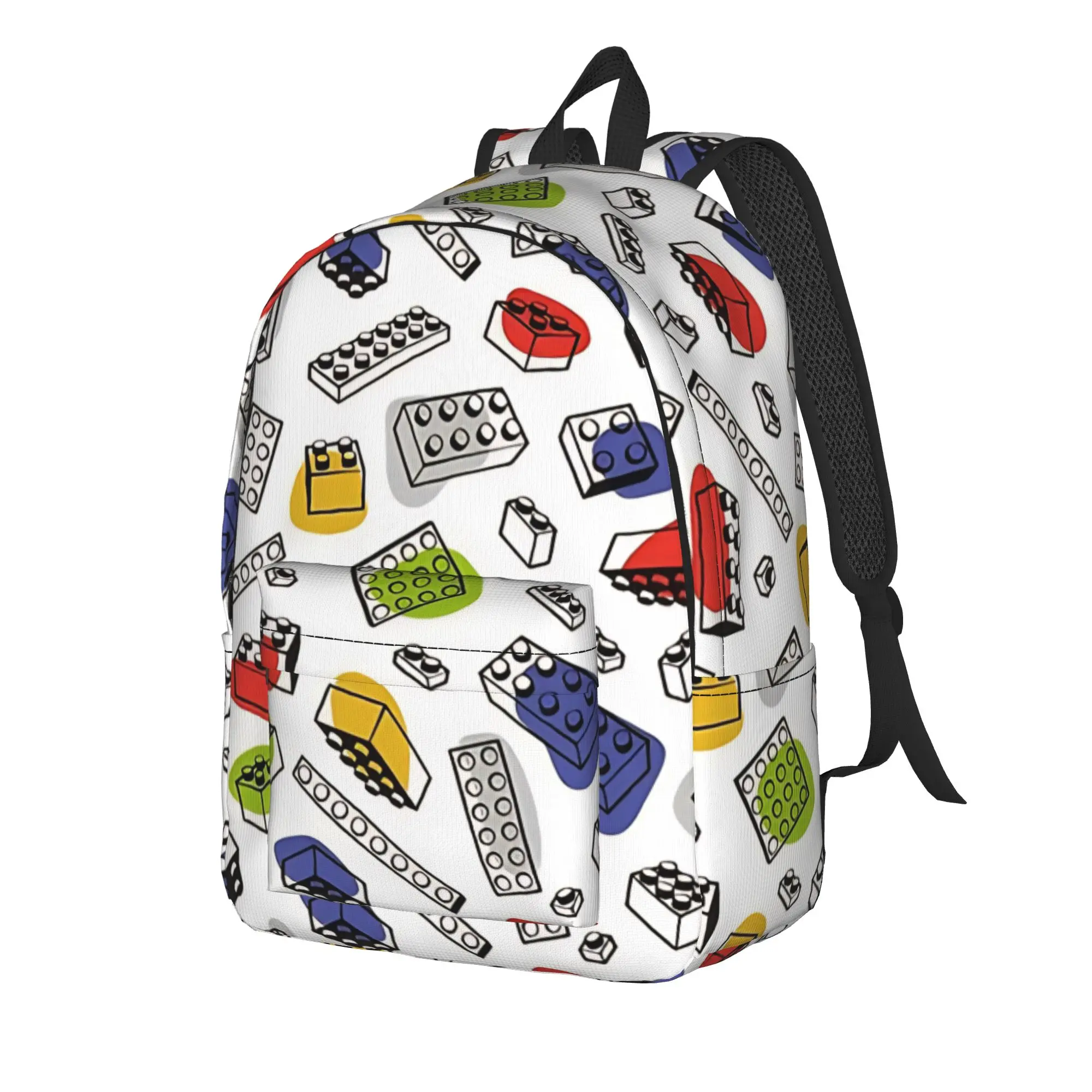 Building Bricks Blocks Toys  Backpack  Workout Backpacks Girl Cute School Bags Colorful Large Rucksack