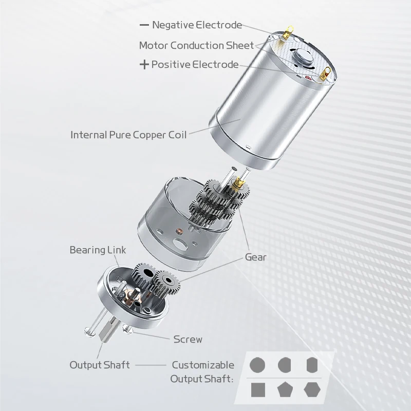 GA25-370 Miniature DC Gear Motor 6V12V24V 12RPM~1931RPM High TorqueSwitchable Forward and Reverse Speed Adjustable Brush Motor