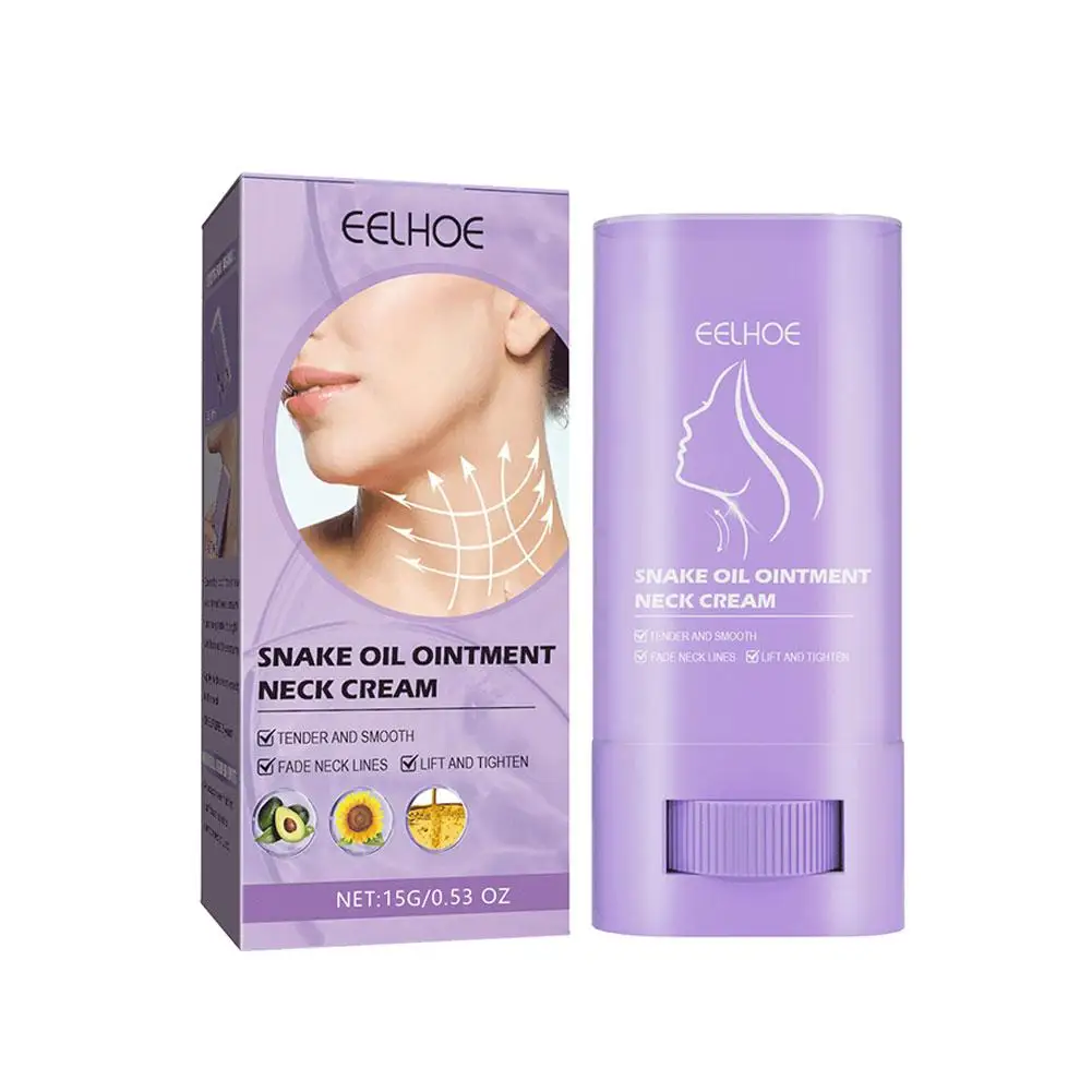 15g Snake Oil Ointment Neck Cream Lighten And Smooth Lines Skin Hydrating Cream Neck Delicate Lift White Care Neck Firming L2M1