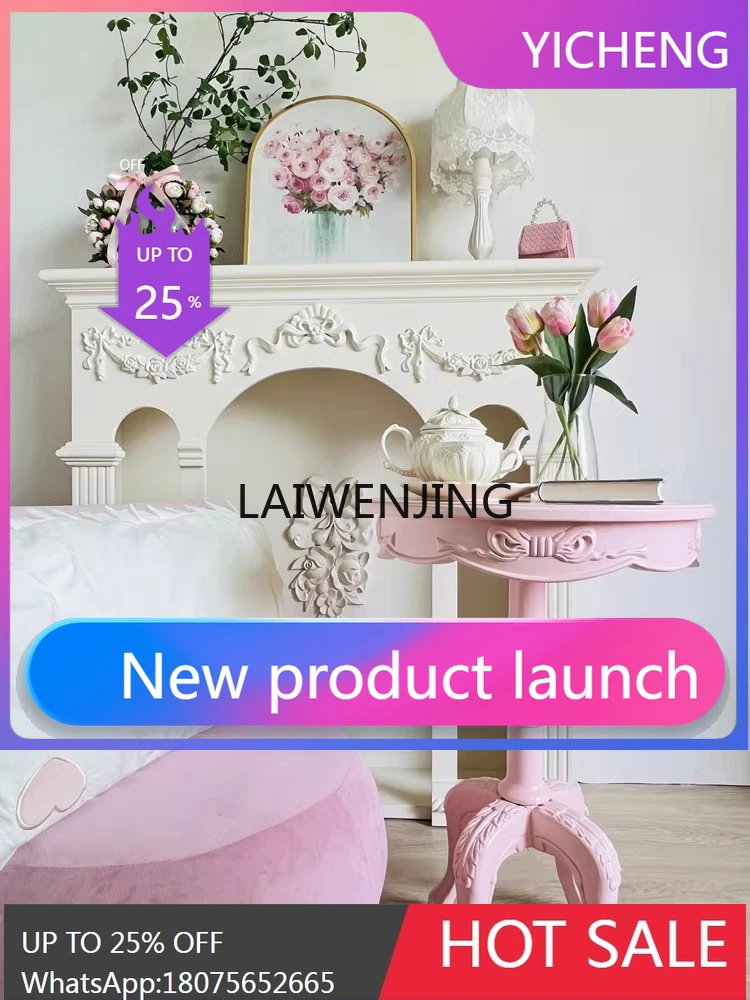 

Декоративный каминный шкаф LYY с резьбой, столик для веранды, подставка для камина