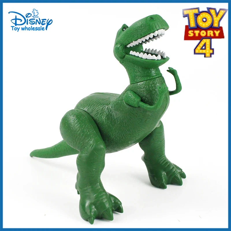 22cm Disney Toy Story 4 Rex The Green Dinosaur Pvc Action Figures Model Dolls Legs Can Move Collection Toys For Children Gift