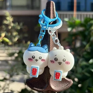 Chiikawa Magnetischer Anhänger Anime Hachware Schöne Mädchen kreativer magnetischer Anti -verlorener Schlüsselbund Casal Rucksack Pingon 8 Hauptverkaufsstudio Ghibli Leuchten - №8