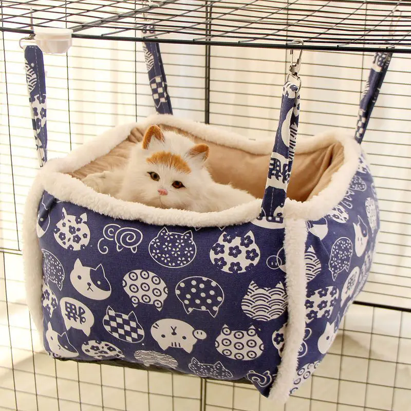 

Hanging Cat Hammock, Cat Nest, Hanging Basket, Pet Litter, Thick, Warm, Swing, Rabbit Supplies, Winter