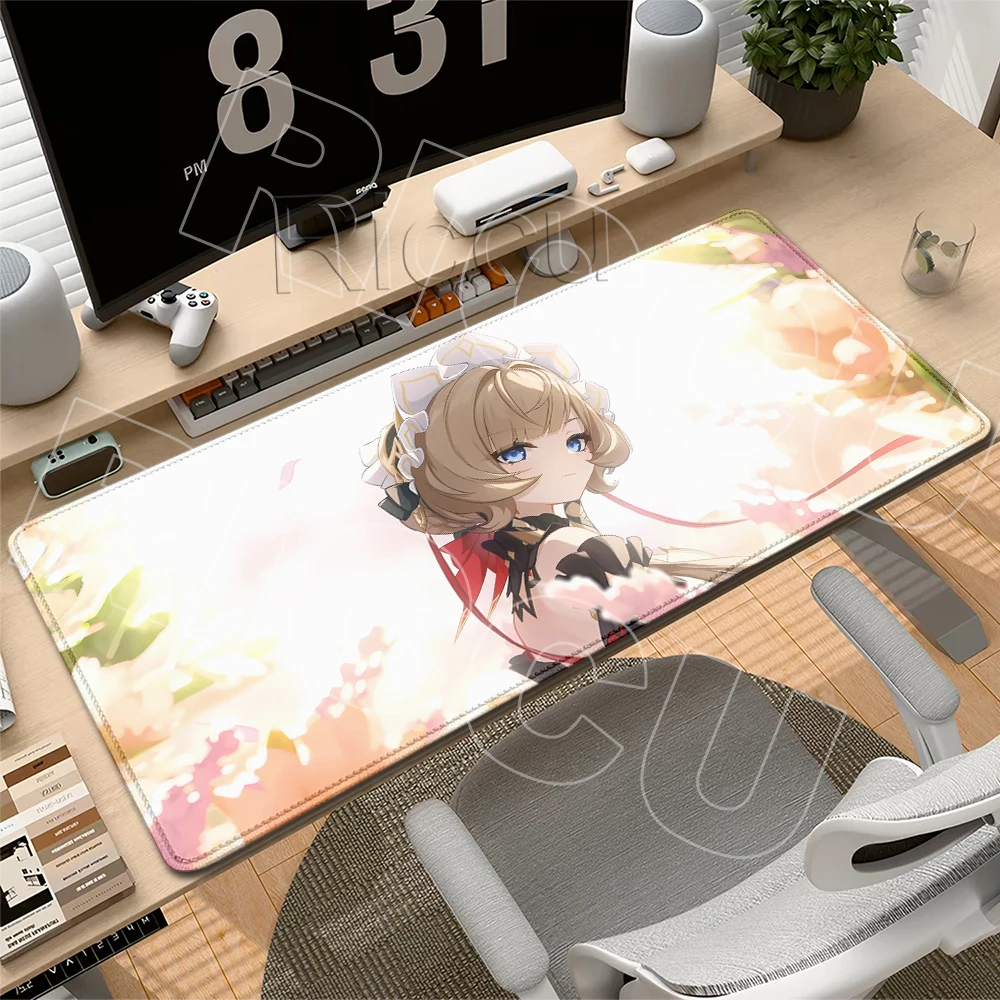 HD Kawaii Sandrone Anime Game Genshin Impact Mauspad Business Office PC Pad Gaming Mousepad Erweitertes waschbares rutschfestes Mauspad – Detail 2