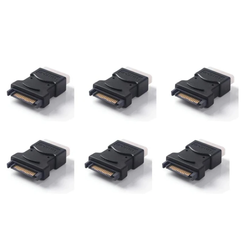 

4 Pin Molex PC IDE Female To 15 Pin SATA Male Power Adapter Convertor Connector Cable Adapter