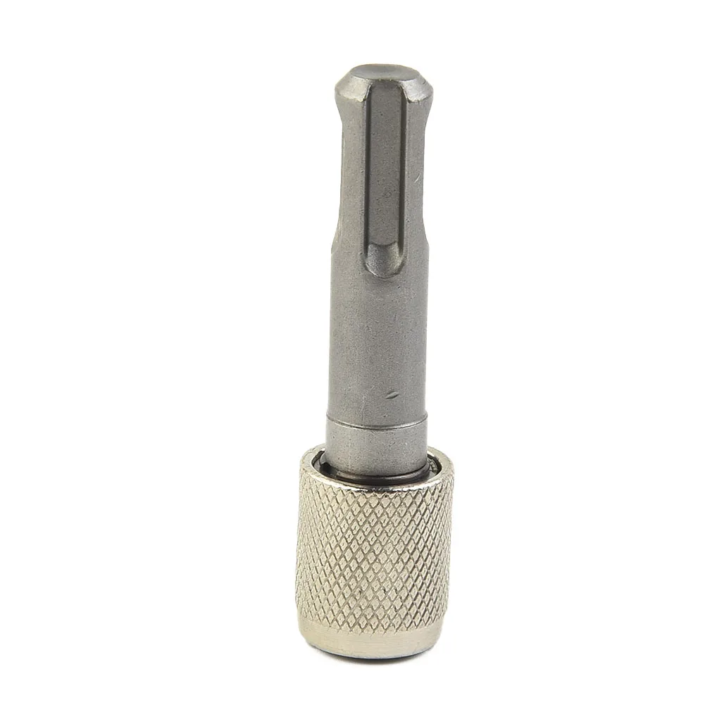 SDS Zilver Boor Socket Adapter 1/4 Hex Shank Schroevendraaier Bits Bar Elektrische Boor Converter 60.6x10mm Power gereedschap Accessoires