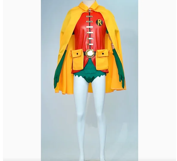 

Fancy Movie Robin Wonder Cosplay Costume Cloak Underwear Disguise Performance Stage Wear Halloween Party Cosplay Robin Clothing