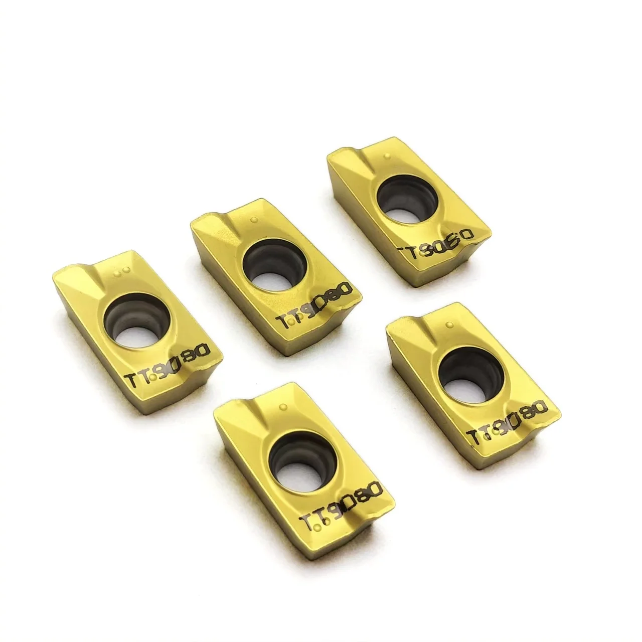 يتم استخدام إدراجات كربيد APMT1604PDER TT9080 الأصلية 100% APMT 1604 PDER TT9080 لمعالجة أجزاء الصلب والفولاذ المقاوم للصدأ #6