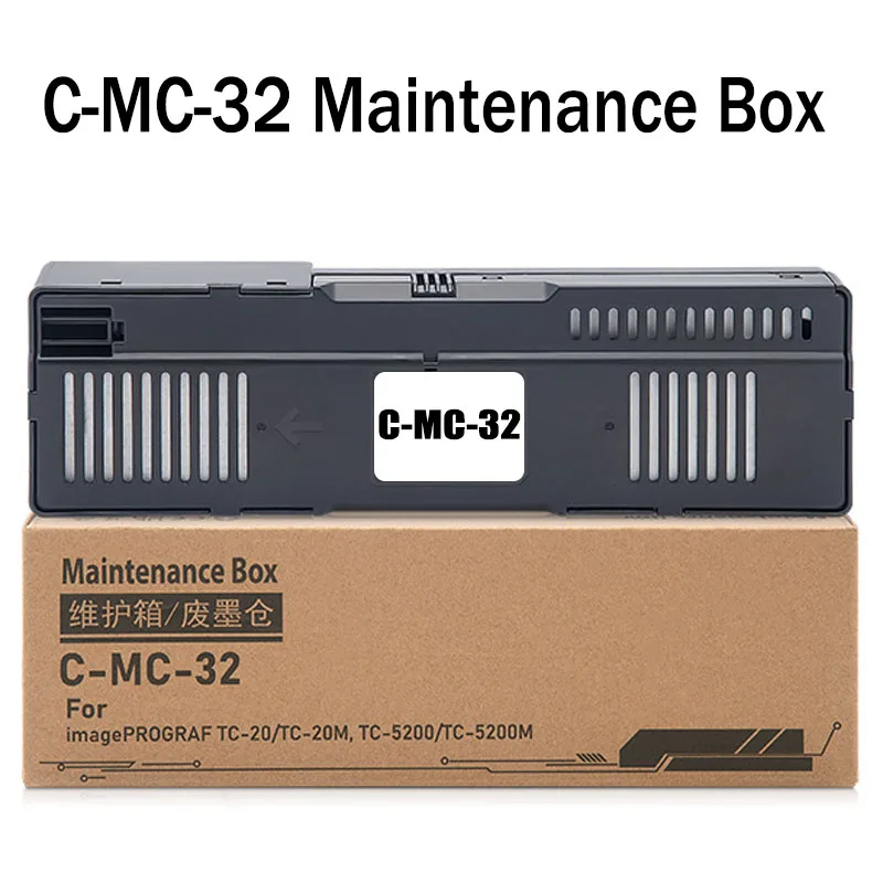 

MC-32 MC 32 mc32 Maintenance Tank Box With Chip Compatible For Canon TC 20 TC 5200 TC-5200M TC-20 Printers