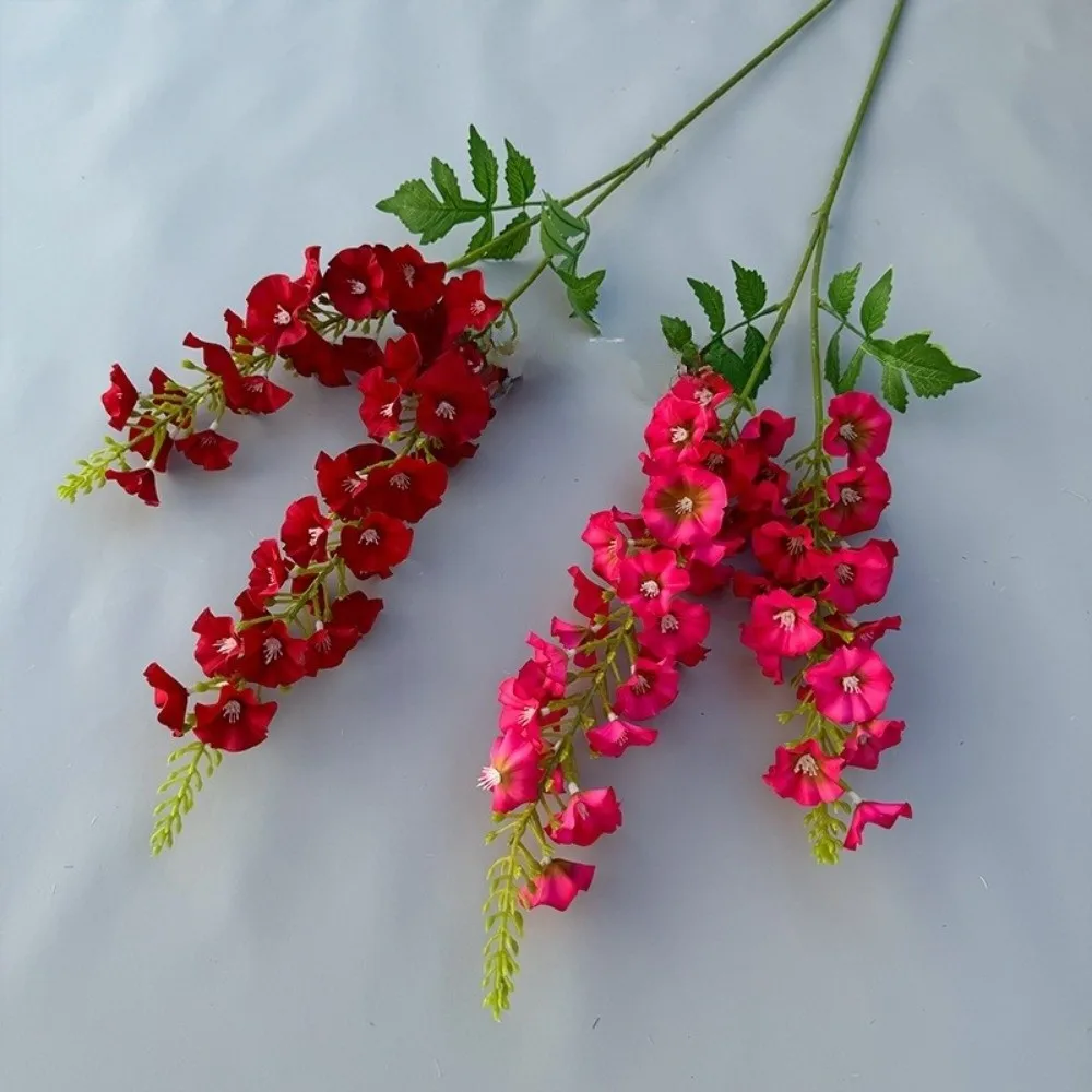 2-teilige Künstliche Rittersporn-Blume, Kleine Morgenblumen in Rosa, Künstliche Seidenblumen für Dekorative Anlagen – Detail 9