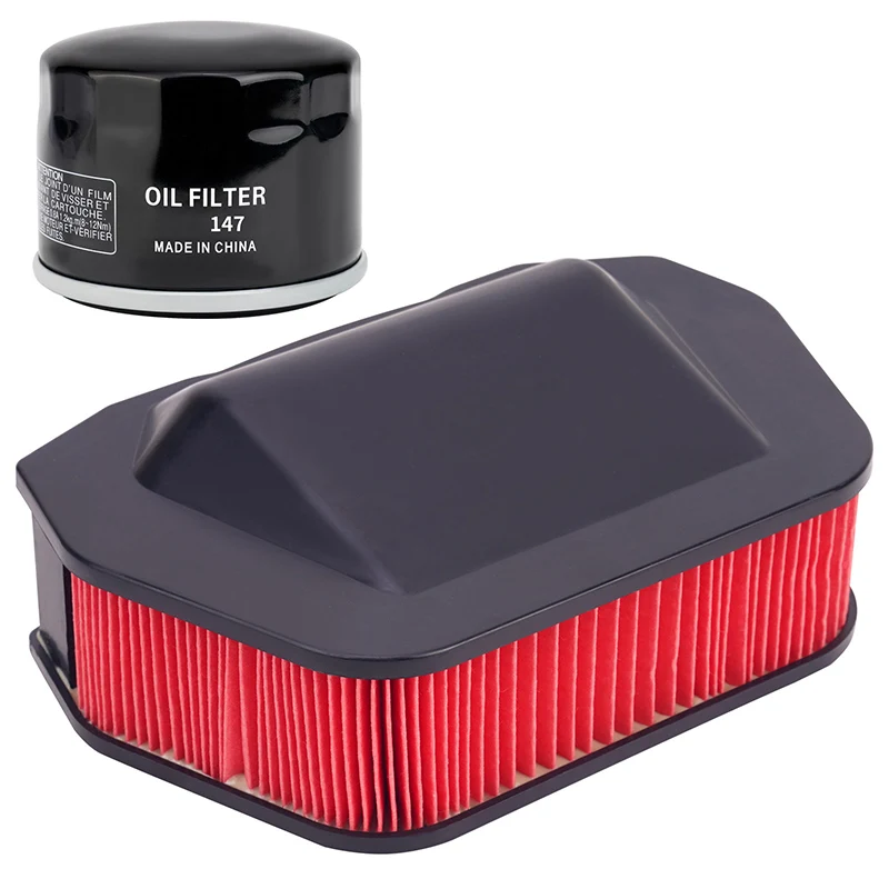 Motorcycle Air Filter & Oil Filter Cleaner For Yamaha XVS1300A XVS1300CT Midnight Star V-Star Classic Tourer 3D8-14451-00